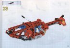 Instrucciones de Construcción - LEGO - 8232 - HELICOPTER WITH PRESS AND PLAY: Page 23