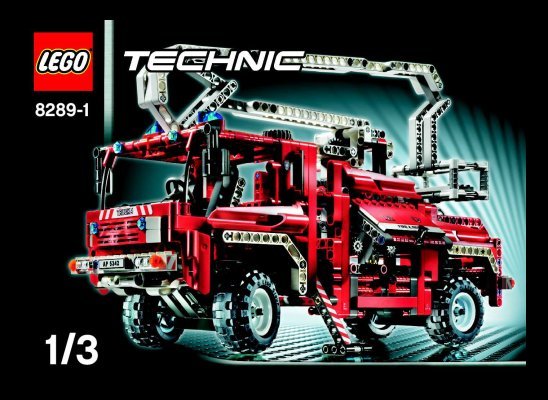 Instrucciones de Construcción - LEGO - 8289 - Fire Truck: Page 1