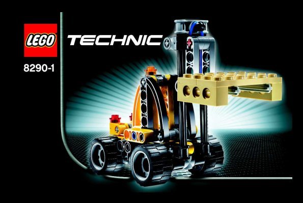 Instrucciones de Construcción - LEGO - 8290 - Mini Forklift: Page 1