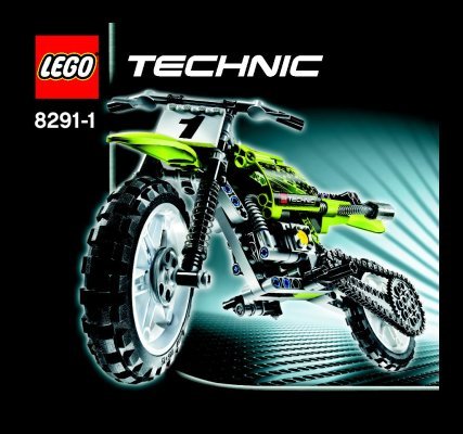 Instrucciones de Construcción - LEGO - 8291 - Dirt Bike: Page 1