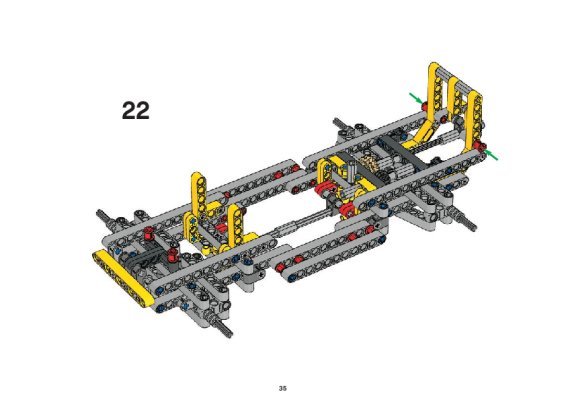 Instrucciones de Construcción - LEGO - 8295 - Telescopic Handler: Page 1