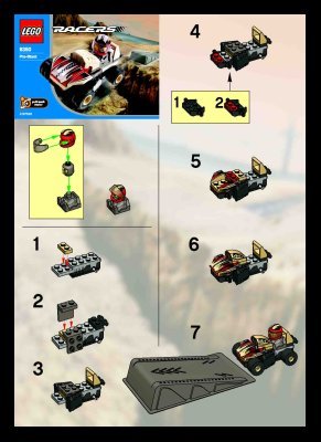 Instrucciones de Construcción - LEGO - 8350 - Pro-stunt: Page 1