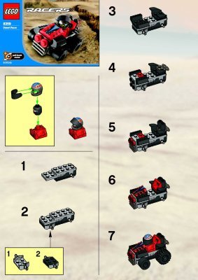 Instrucciones de Construcción - LEGO - 8359 - Desert Racer: Page 1