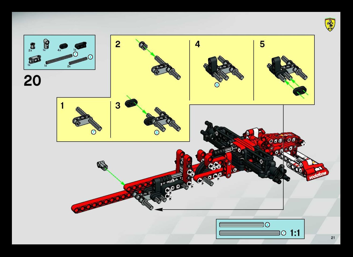 LEGO RACERS 8386 FERRARI F1 RACER 1:10+fauthmoveis.com.br