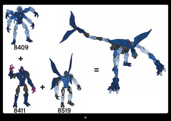 Instrucciones de Construcción - LEGO - 8409 - Spidermonkey: Page 1