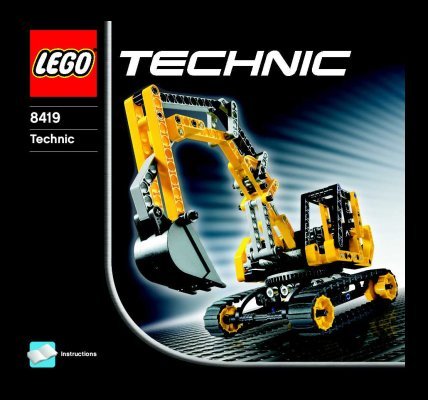 Instrucciones de Construcción - LEGO - 8419 - Excavator: Page 1