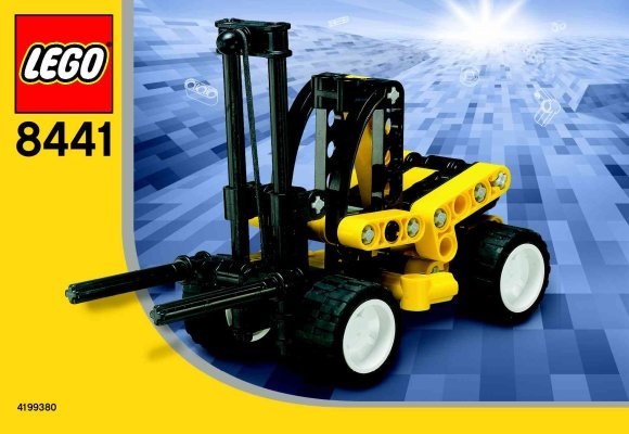 Instrucciones de Construcción - LEGO - 8441 - Fork-lift Truck: Page 1