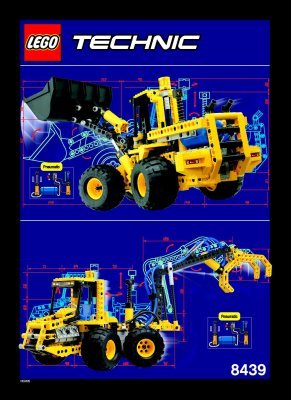 Instrucciones de Construcción - LEGO - 8459 - Power Machine With Pneumatic Tank: Page 1