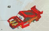 Instrucciones de Construcción - LEGO - 8484 - Ultimate Build Lightning McQueen: Page 58