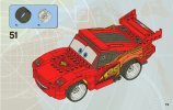 Instrucciones de Construcción - LEGO - 8484 - Ultimate Build Lightning McQueen: Page 75