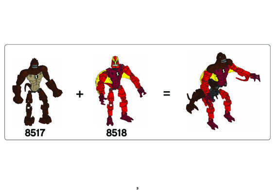 Instrucciones de Construcción - LEGO - 8518 - Jet Ray: Page 1