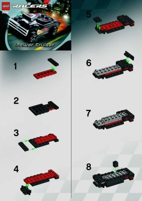 Instrucciones de Construcción - LEGO - 8643 - Power Cruiser: Page 1