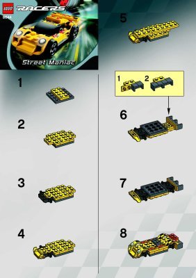 Instrucciones de Construcción - LEGO - 8644 - Street Maniac: Page 1