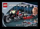 Instrucciones de Construcción - LEGO - 8645 - Muscle Slammer Bike: Page 1