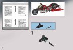 Instrucciones de Construcción - LEGO - 8645 - Muscle Slammer Bike: Page 2