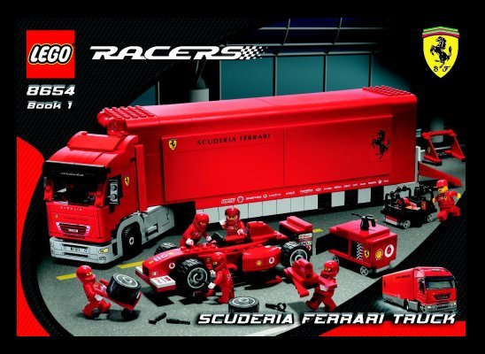 Instrucciones de Construcción - LEGO - 8654 - Ferrari F1 Team Truck: Page 1