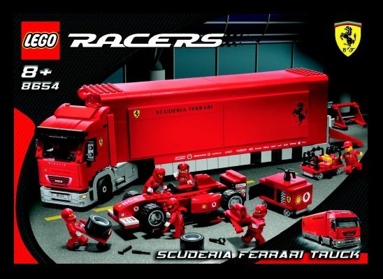 Instrucciones de Construcción - LEGO - 8654 - Ferrari F1 Team Truck: Page 1