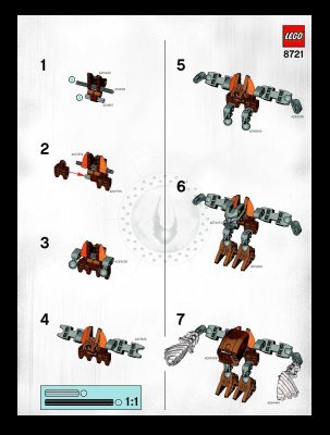 Instrucciones de Construcción - LEGO - 8721 - Velika: Page 1