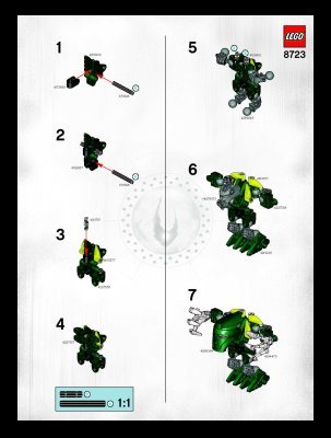 Instrucciones de Construcción - LEGO - 8723 - Piruk: Page 1