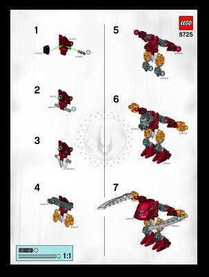 Instrucciones de Construcción - LEGO - 8725 - Balta: Page 1