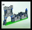 Instrucciones de Construcción - LEGO - 8799 - Knights' Castle Wall: Page 30