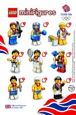 Instrucciones de Construcción - LEGO - Minifiguras - 8909 - Team GB LEGO® Minifigures: Page 1