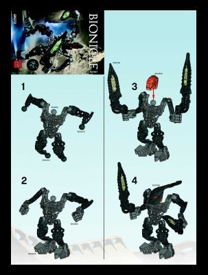 Instrucciones de Construcción - LEGO - 8972 - Atakus: Page 1