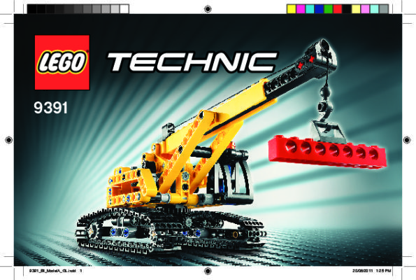 Instrucciones de Construcción - LEGO - 9391 - Tracked Crane: Page 1