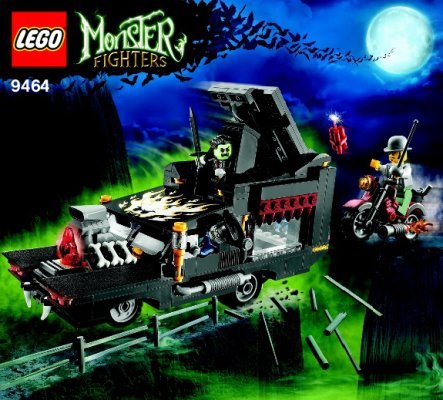 Instrucciones de Construcción - LEGO - 9464 - The Vampyre Hearse: Page 1