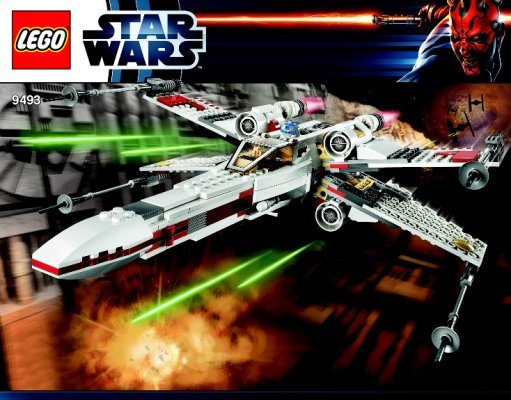 Instrucciones de Construcción - LEGO - Star Wars - 9493 - X-Wing Starfighter™: Page 1