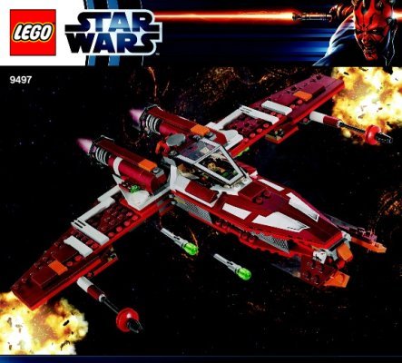 Instrucciones de Construcción - LEGO - 9497 - Republic Striker-class Starfighter™: Page 1