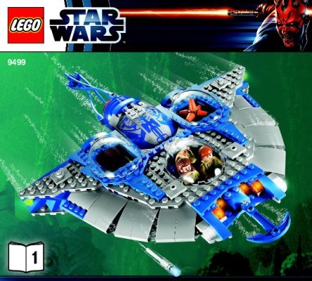 Instrucciones de Construcción - LEGO - 9499 - Gungan Sub™: Page 1