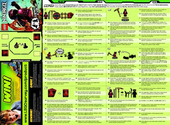 Instrucciones de Construcción - LEGO - 9572 - NRG Cole: Page 1