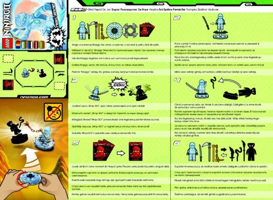 Instrucciones de Construcción - LEGO - 9590 - NRG Zane: Page 1