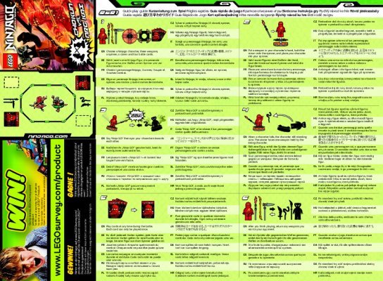 Instrucciones de Construcción - LEGO - 9591 - LEGO® Ninjago Weapon Pack: Page 1