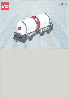 Instrucciones de Construcción - LEGO - 10016 - TANK WAGON: Page 1