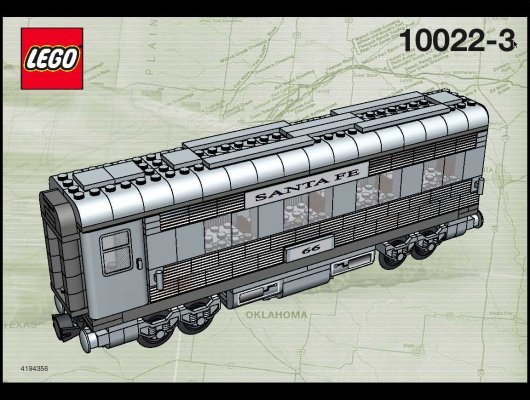 Instrucciones de Construcción - LEGO - 10022 - Santa Fe Cars II: Page 1