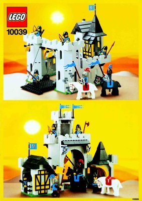 Instrucciones de Construcción - LEGO - 10039 - Black Falcon's Fortress: Page 1