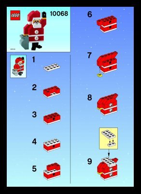 Instrucciones de Construcción - LEGO - 10068 - Santa Claus: Page 1