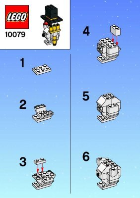 Instrucciones de Construcción - LEGO - 10079 - Snowman: Page 1