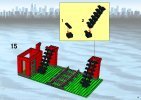 Instrucciones de Construcción - LEGO - 10128 - Train Level Crossing: Page 15