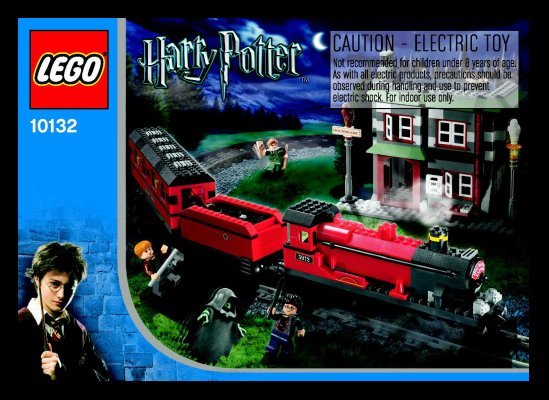 Instrucciones de Construcción - LEGO - 10132 - Motorized Hogwarts™ Express: Page 1