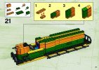 Instrucciones de Construcción - LEGO - 10133 - Burlington Northern Santa Fe Locomotive: Page 21