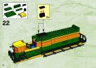 Instrucciones de Construcción - LEGO - 10133 - Burlington Northern Santa Fe Locomotive: Page 22