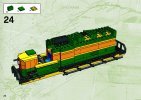 Instrucciones de Construcción - LEGO - 10133 - Burlington Northern Santa Fe Locomotive: Page 24