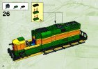 Instrucciones de Construcción - LEGO - 10133 - Burlington Northern Santa Fe Locomotive: Page 26