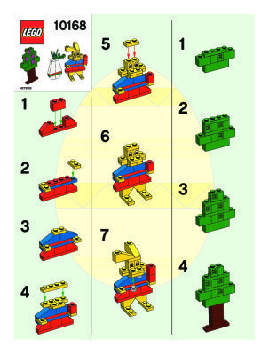 Instrucciones de Construcción - LEGO - 10168 - Mrs. Bunny: Page 1