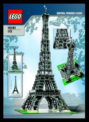 Instrucciones de Construcción - LEGO - 10181 - The Eiffel Tower 1:300: Page 1