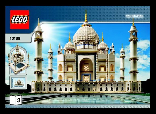 Instrucciones de Construcción - LEGO - 10189 - Build the breathtaking Taj Mahal!: Page 1