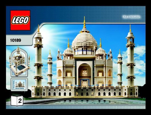 Instrucciones de Construcción - LEGO - 10189 - Build the breathtaking Taj Mahal!: Page 1